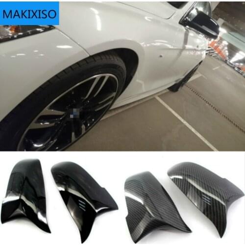For BMW 5 6 7 Series F10 F18 F11 F06 F07 F12 F13 F01 2014 2015 2016 2pcs Mirror Covers Left Right Side Rearview Mirror Cover