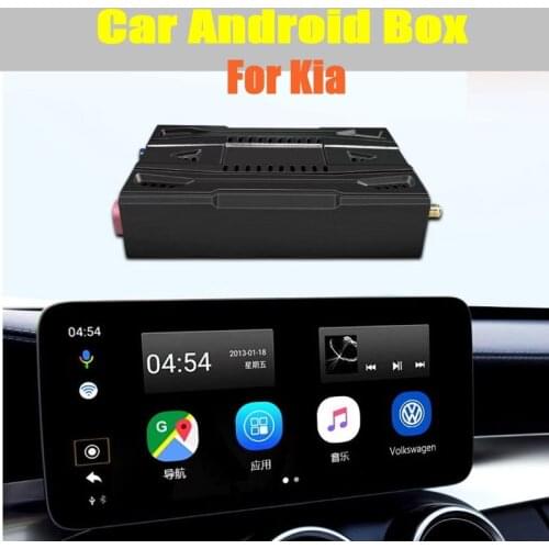 For KIA Niro/Optima Plug-In Hybrid/Rio/Stinger/K900/K5/Telluride AUTO DIY Android System Decoder Upgrade Box Car With Carplay