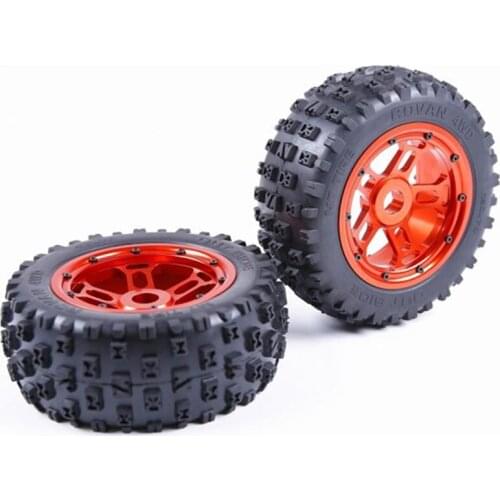 Rc Buggy Truck 2Pcs CNC Metal 3 Generation Off Road Tires With Waterproof Liner For 1/5 LOSI 5IVE-T 5T ROVAN LT Nitro Toys Model