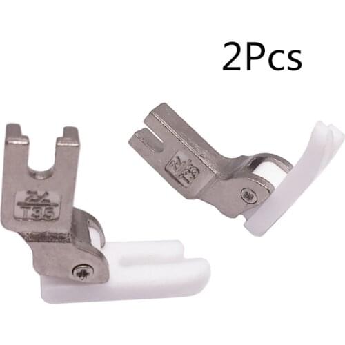 2Pcs #ZZ T35# Bottom Presser Feet Industrial Sewing Lockstitch Machine Presser Foot Fit For Brother Juki Sewing Machine