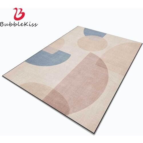 Bubble Kiss Carpet for Living Room Morandi Style Abstract Pattern Carpet Home Customized Bedroom Decoration Rug Non-slip Mat