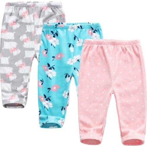 PP Pants Baby Fashion Model Babe Pants Cartoon Animal Printing Baby Trousers Kid Wear Baby Pants 0-24M