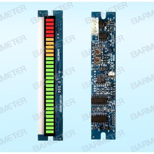 30bit 66mm LED single light column display meter module for multiple meter display