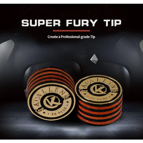 KONLLEN Super Tip Pool Cue Tip Billiard Cue Tips 14mm MH 8 Laminated Japanese Imported Pigskin Carom Cue Tip Billiard Accessory