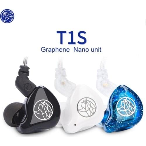 New TFZ T1s T1SM Hifi Earphones Customized Dynamic 3.5mm monitor Earphone,Non-changeable cable,Use Second generation unit