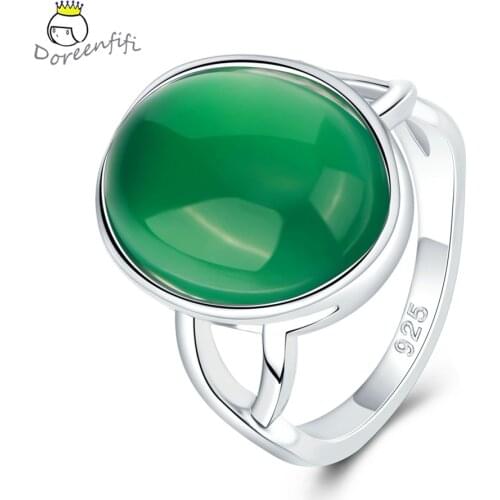 New Elegant Malay Jade Stones Oval Vintage Retro 925 Sterling Silver Rings for Womens Ring Mens Femal Jewelry Mothers Day Gift