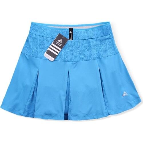 New Girls Tennis Skirts Pants Womens Badminton Loose Elastic Lining Anti-failure Running Yoga Fitness Skirt Women Sport Shorts