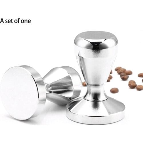 49mm Stainless Steel Coffee Tamper Base Coffee Bean Pressure Powder Hammer Coffee Pressure Bar