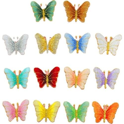 Multicolor Butterfly Bird Patch Cosmic for Clothing Iron Sewing Applique Shoes Bags Stickers Badge DIY Patch for Jeans Jackets