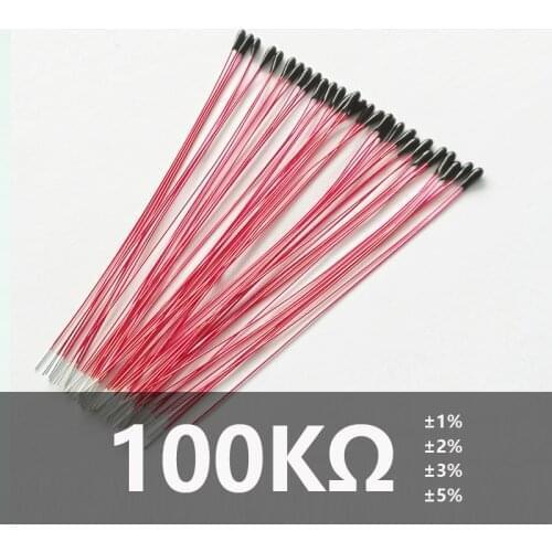 MEB13 100K 3950 3975 Epoxy resin NTC thermail resistor thermistor minature temperature sensor probes in Shanghai Lingee