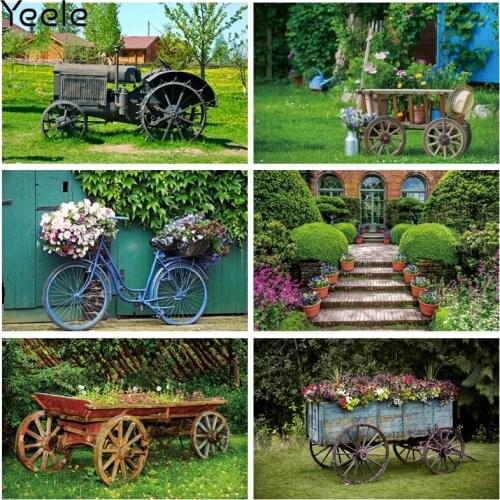 Yeele Spring Flower Green Backdrops Photocall Vinyl Food Pet Baby Portrait Photography Photographic Background For Photo Studio