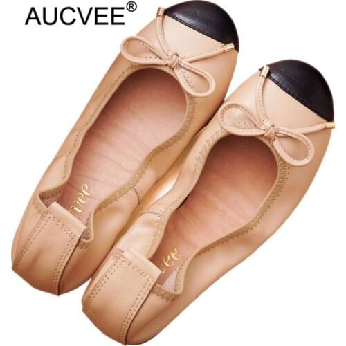 2021 Spring Shoes Women Larger Size 34-44 Female Flats Loafers Shoes Round Toe Shallow Mouth Slip-on Ladies Ballet Flats Shoes