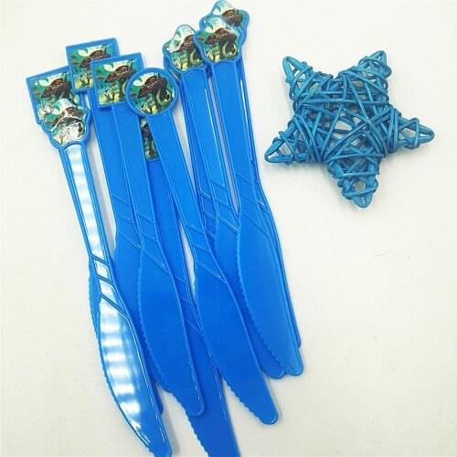 10pcs Moana Party Supplies Kids Disposable Plastic Knife Childrens Birthday Favors Holiday Moana knife Party Decoration