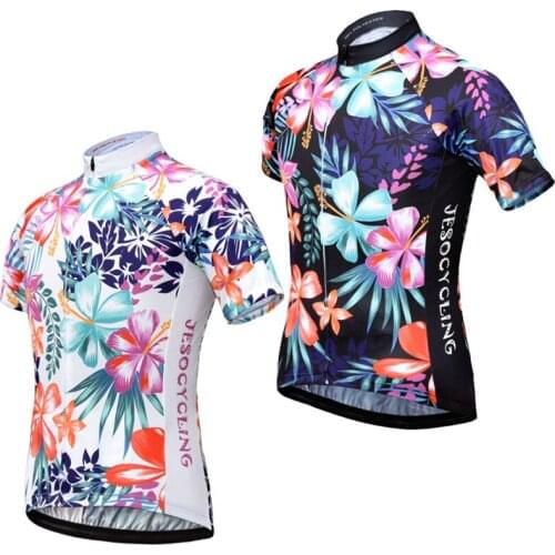 2019 Cycling Jersey Women MTB Bike Jersey Breathable 100% Polyester Quickly Dry Cycling Clothing Ropa Ciclismo In S-XXXL Size