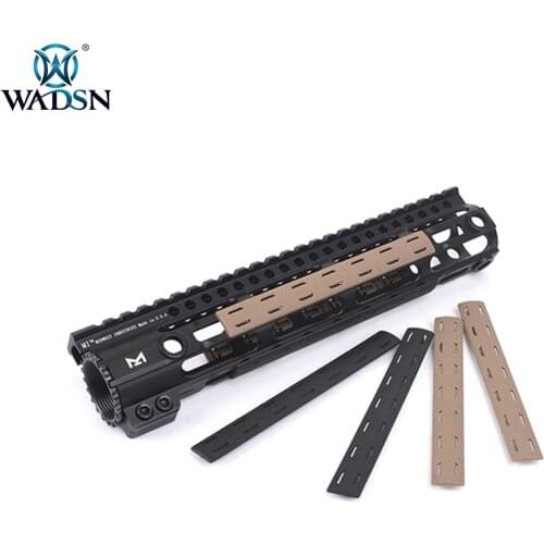 WADSN Airsoft 5pcs/1lot Tactical Softair Polymer BCM M-Lok Panel Kit Rail Set Protector Weapon Hunting Accessories