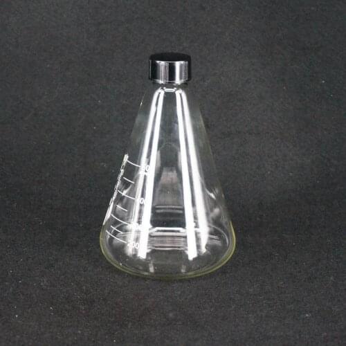 500ml Borosilicate Glass Conical Erlenmeyer Flask with Cover For Chemistry Laboratory