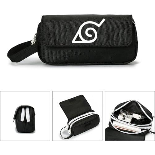 Anime Uzumaki Cosplay Student School Pen Pencil Case Stationery Box Cosmetic Makeup Bag Gift