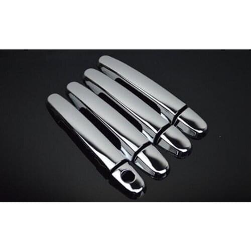 Car Styling For Toyota Yaris Vios 2006 2007 2008 2009 2010 Toyota Corolla 2003 - 2013 New ABS Chrome Door Handle Cover