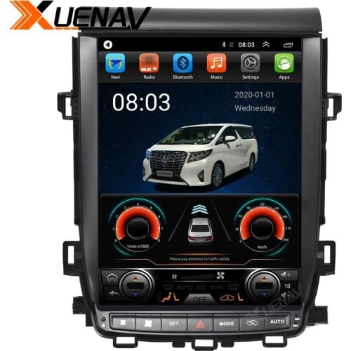 XUENAV Vertical Screen Car GPS Navigation Android System For-Toyota Alphard A20 2010-2014 Auto Car Multimedia Radio DVD Player