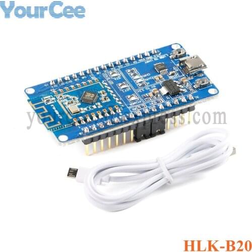 HLK-B20 BLE4.2 WiFi Wireless Module Serial Port Transmit and Receive Data Transmission B20 Development Board Kit UART USB