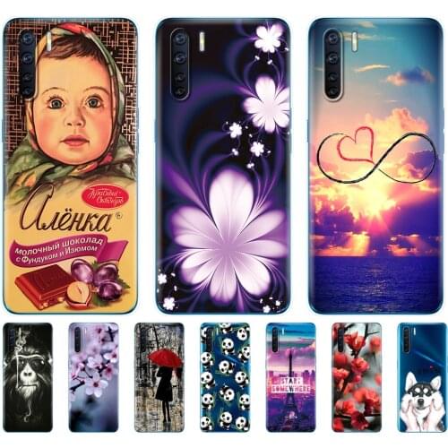 For OPPO A91 Case 6.4" Silicon Soft TPU Phone Cover For OPPO A 91 Capas CPH2001 CPH2021 Painted Bag Back Protective Shell Bumper