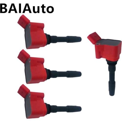 1/4PCS EA888 1.8T/2.0TSI Engine Ignition Coil For Audi A1 A3 S3 Q3 TT For VW Golf Passat B8 Seat Skoda 06H 905 110H 06H905110H