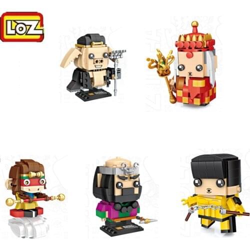 LOZ Mini Blocks Chinese Character Building Bricks for Kids Goku Model DIY Toys Children Educational Boy Gifts Anime 1441