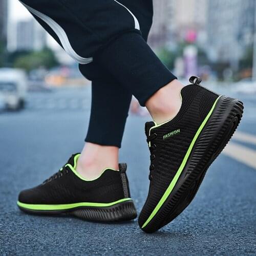 2021 new mens and womens knitted sports shoes breathable sports running walking fitness shoes dad shoes large size 47