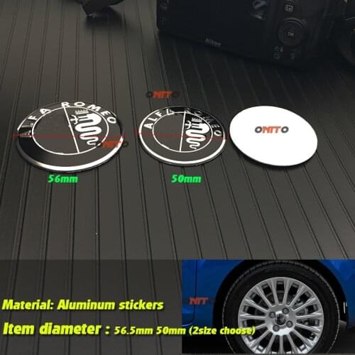 New 50mm 56mm 147 156 159 166 Car Wheel Center Hub Cap Emblem Wheel Dust-proof covers decal Badge 3d Stickers black