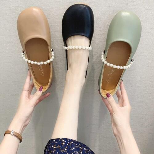 2020 Spring Womens New Flat Shoes Fashion Lightweight Casual Comfortable Wild Slip-On Round Toe Mujer Chaussure Femme W28-20