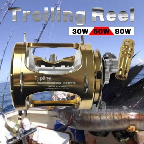 OLOEY Multiplier Trolling Reel Metal Reel Saltwater Offshore and Inshore Fishing Reel Yellowtail Jigging Conventional Reel