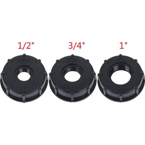 2 styels IBC Tank Adapter Tap Connector Replacement Valve Fitting For Garden Water Connectors 1/2 Inch 3/4 Inch 1 Inch Thread