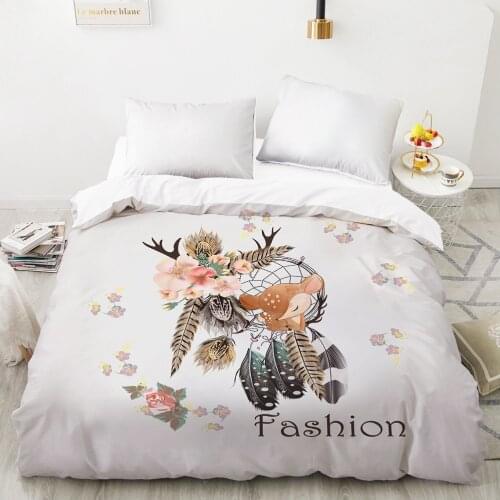 Nordic Duvet cover Quilt/Blanket/Comfortable Case Luxury Bedding 140x200 150x200 240x220 for Home 3D Print Dreamcatcher fashion