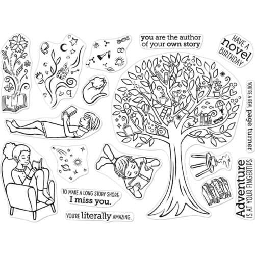 Tree Clear Stamp /Seal for DIY scrapbooking/photo album Decorative clear stamp sheets A263