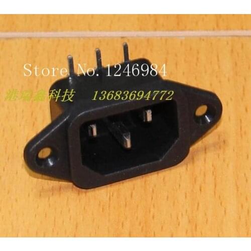 [SA]STEADY AC outlet AC outlet 250V10A curved legs triangle panel connector socket 2107-2--100PCS/LOT