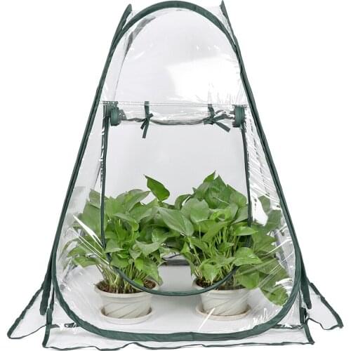 Garden Greenhouse Portable Folding Mini Transparent Greenhouses PVC Warm Room