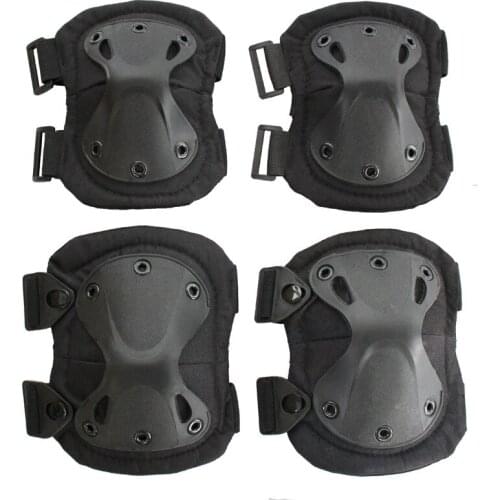 Tactical Knee Protector Paintball Airsoft Hunting War Game Knee Elbow Protector Outdoor Military Army Knee Pads and Elbow Pads S