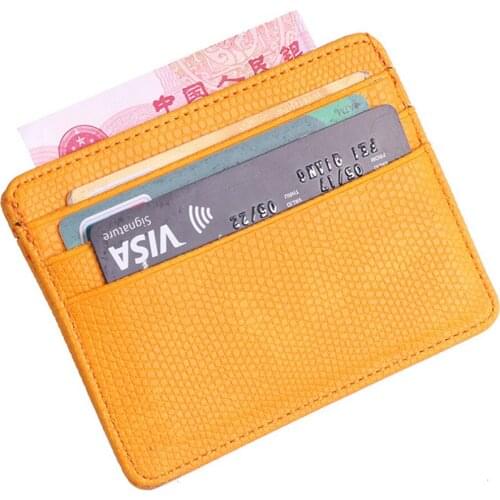 Slim Wallet PU Leather Mini Credit Card Wallet Purse Card Holders Men Wallet Thin Small Card Bag Credit Card Holder