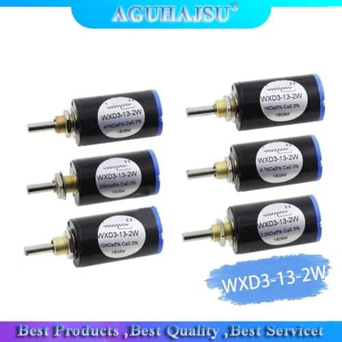 WXD3-13-2W 100 200 220 470 680 Ohm 1K 2.2K 3.3K 4.7K 5.6K 6.8K 10K 22K 33K 47K 100K Ohm Wirewound Potentiometer