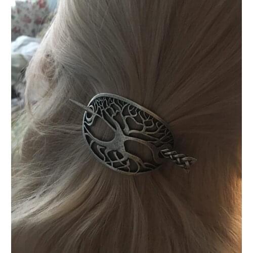 Viking tree of life hair pins women jewelry