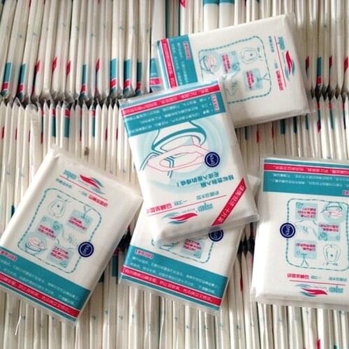 1Set Disposable Toilet Paper Hotels Universal Toilet Sticker Seat Cover Business Travel Stool Set Health Safety Protective