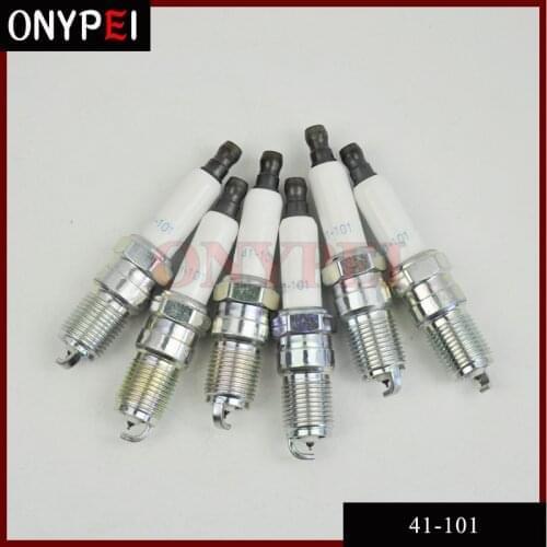 4-6PCS 41-101 12568387 Professional Iridium Spark Plug Car fit for Buick Chevy GMC Oldsmobile Pontiac Saturn 41-606 41110