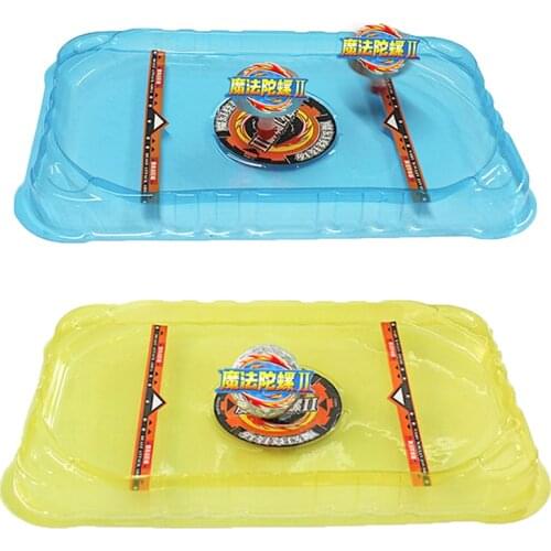 Big Bey Stadium Attack Battle Top Plate Combat Arena Black Blue Stadium J1 Bey Kids Funny Toy