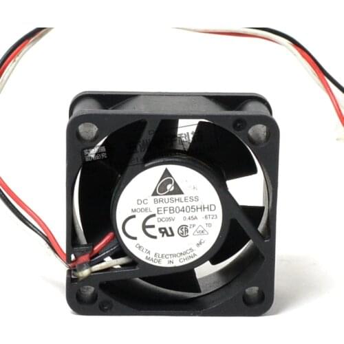 For delta EFB0405HHD 4020 40mm 4cm DC 5V 0.45A alarm signal dual ball bearing fans switch