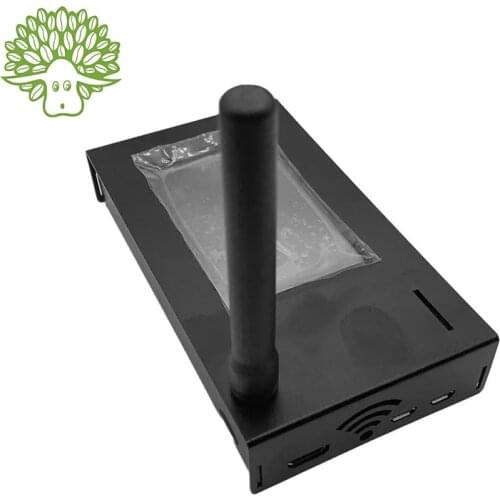 Finished 2019 V1.7 MMDVM Hotspot + Raspberry Pi Zero W +3.2 inch LCD +Antenna + 16G SD Card + Metal Case P25 DMR YSF