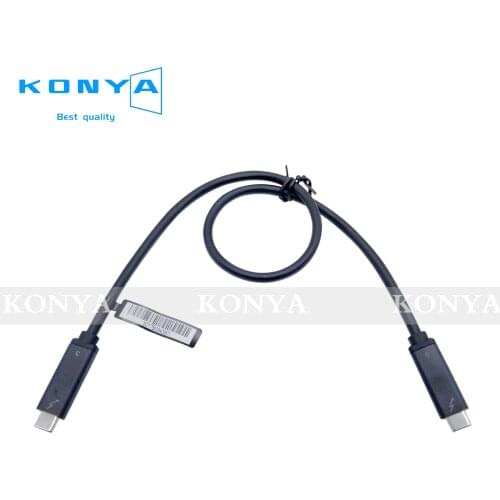 New For HP Lintes Thunderbolt3 Data Cable 100W 40G/bps Lightning 3 Type-c Male to Male 0.5m