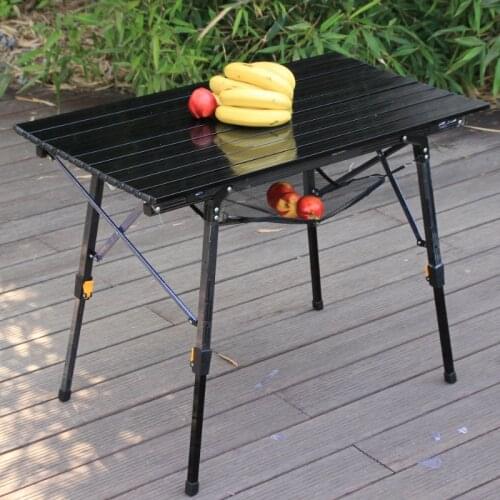 Outdoor garden furniture Folding Camping Table Outdoor BBQ Backpacking Aluminum Alloy Desk Portable Tourist table