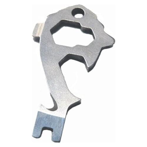 EDC GEAR Stainless Steel 20-in-1 Multi-Tool Keytool Key Multi Tool Multifunctional Survival Tool Best Pocket Set for Survival