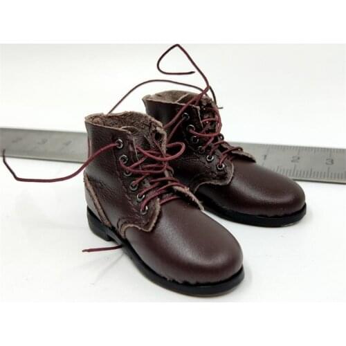 In Stock 1/6th World War I DID British SoldierS B11011 Lee Enfield Model Brown Combat Hollow Shoes Model For 12inch Doll Action