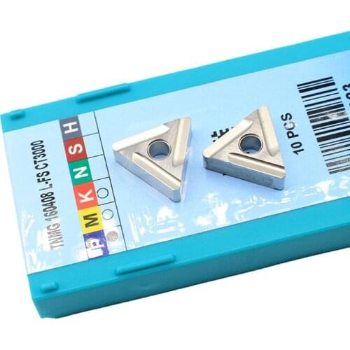 10PCS TNMG160404 MT CT3000 External Turning Tools Cermet Grade Carbide Insert Lathe Cutter Tool Tokarnyy Turning Insert